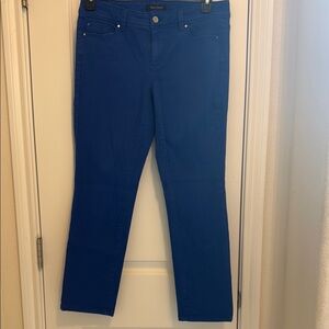 Women's Royal Blue White House Black Market Jeans Size 6S